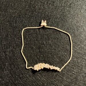 Kendra Scott Gold Crystal Cluster Adjustable Bracelet